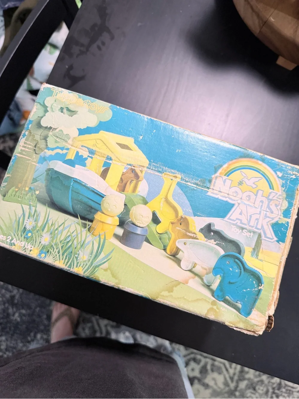 Tupperware Noah's Ark Toy Set - Blue, Yellow, White